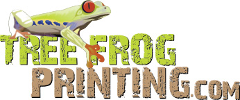 Tree Frog Printing Logo